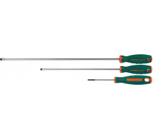 Отвертка стержневая шлицевая ANTI-SLIP GRIP, SL8.0х250 мм